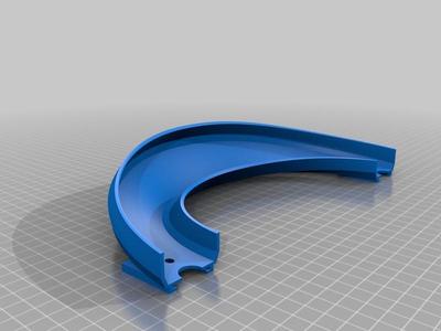 Hot Wheel Track 180 deg Turn, 45 deg Bank