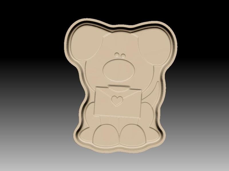 LOVE DOG BATH BOMB MOLD
