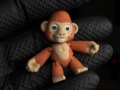 Articulated Gorila (Keychain)
