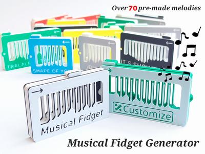 Musical Fidget Generator