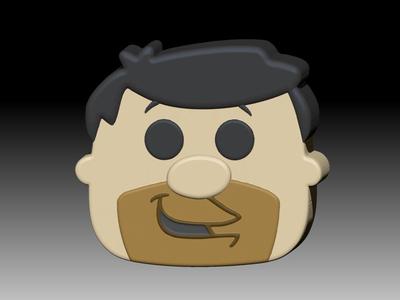 FRED FLINTSTONE SOLID SHAMPOO AND MOLD FOR SOAP PUMP