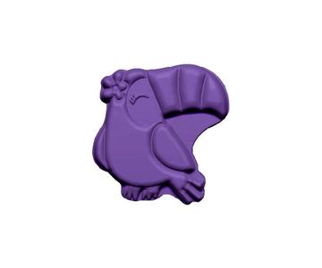 Cute Toucan STL FILE FOR 3D PRINTING - LASER CNC ROUTER - 3D PRINTABLE MODEL STL MODEL STL DOWNLOAD BATH BOMB/SOAP