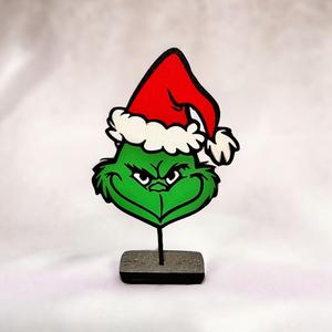 Grinch cake topper