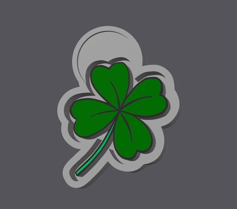 Four leaf Clover Freshie Mold Housing