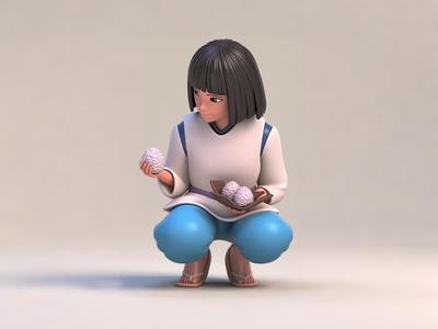 Haku - Spirited Away - Miyazaki Anime Merchandise Ornament Coloring Toy