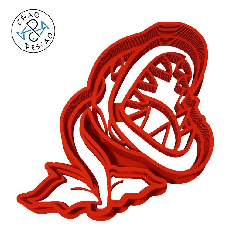 Piranha Plant - Mario Bros. - Cookie Cutter - Fondant