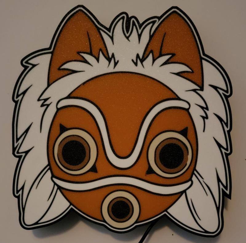 Princess Mononoke LED Lightbox