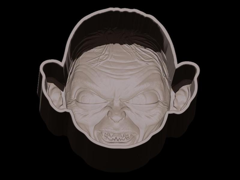 Golum bath bomb mold