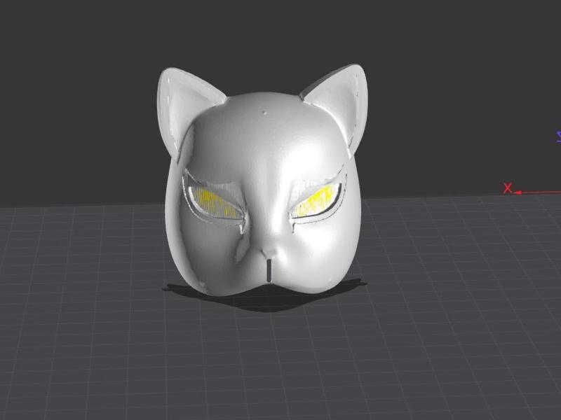 Japanese fox mask