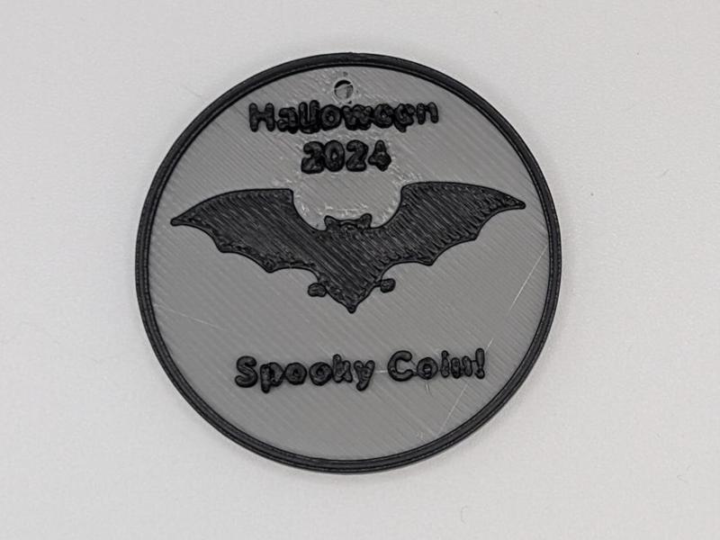 Spooky Coin keychain