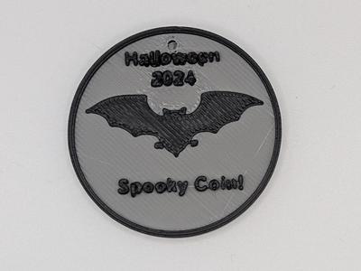 Spooky Coin keychain