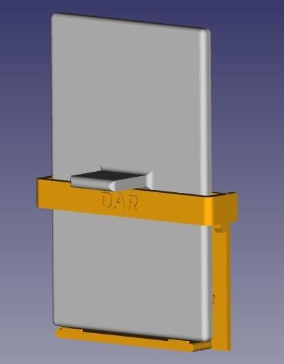 Ender 3 v2 screen cover pegboard holder (works with 4575370)