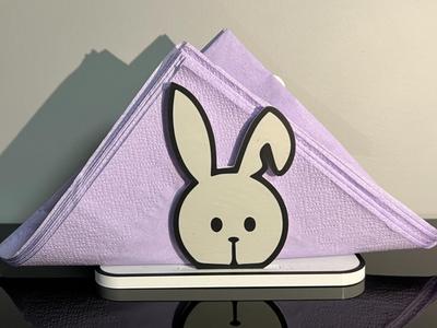 Easter bunny napkin stand