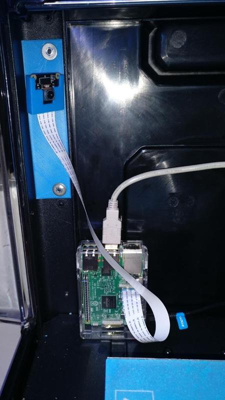 Flashforge Creator Pro RPi Camera Mount 2016