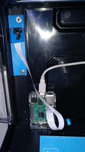 Flashforge Creator Pro RPi Camera Mount 2016