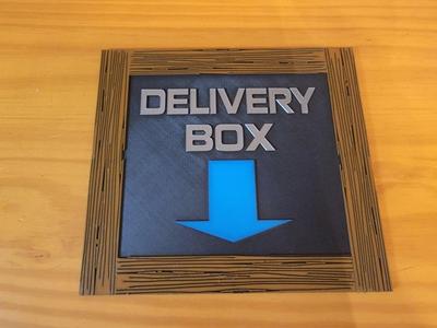 Delivery Box Sign