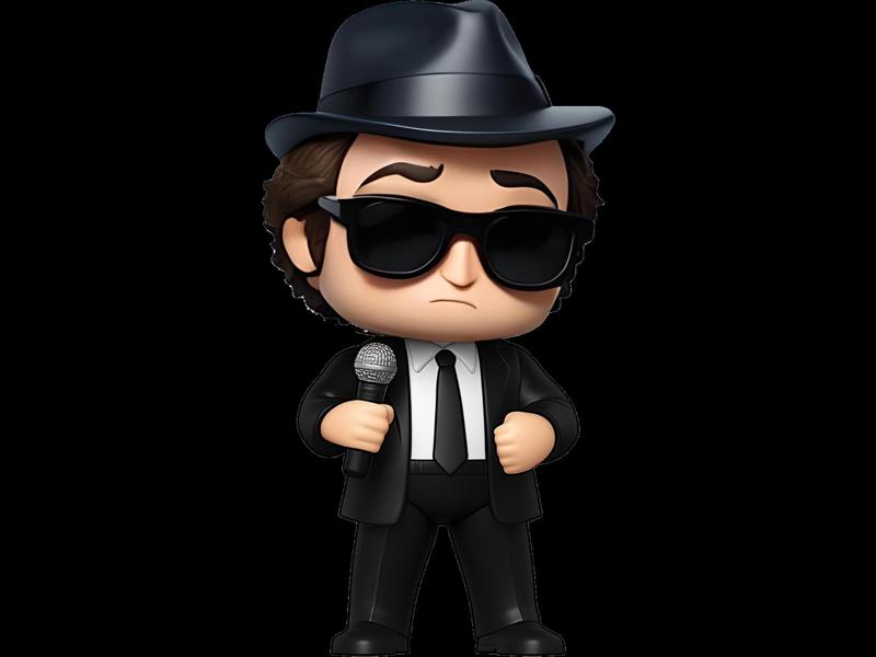 Jake from the Blues Brothers - Funko Pop style