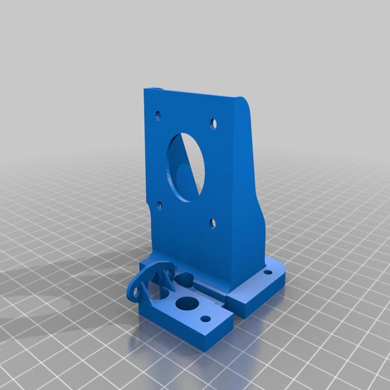 CR-10S Pro mount for E3D Titan Aero v0.2
