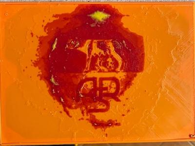 Hueforge AS Roma Calcio with minimalist frame