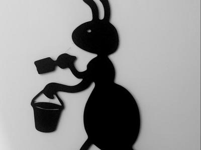 Ant for garden or vase_5