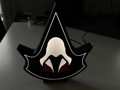 Assassin's creed Light Box Led Lamp lightbox