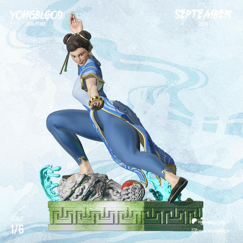 Chun Li SF6 - Yongblood Sclupture