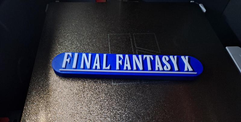 FFX Logo 2 filament spools AMS <1h print