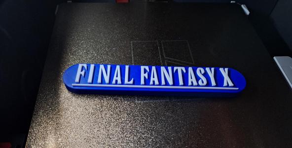 FFX Logo 2 filament spools AMS <1h print