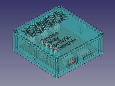 XH-M422 TPA3116D2a amplifier case