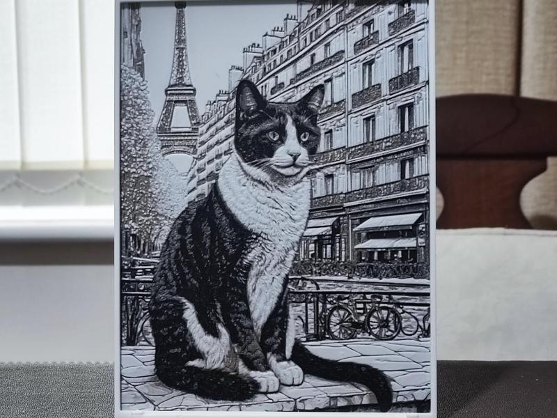 Le Chat De Paris - HueForge 3 Color