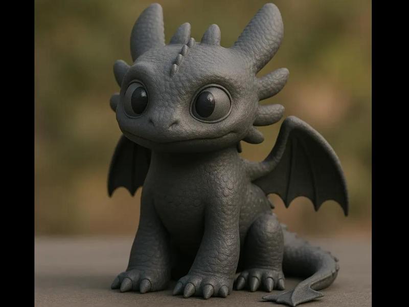 lil toothless dragon