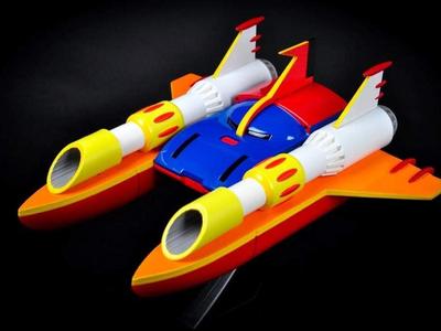 Big Shooter Jeeg Robot Paintable
