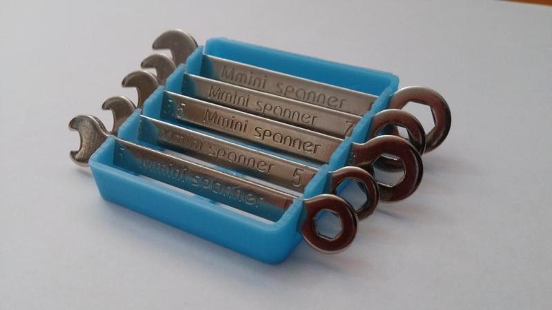 Mini stubby wrench holder 