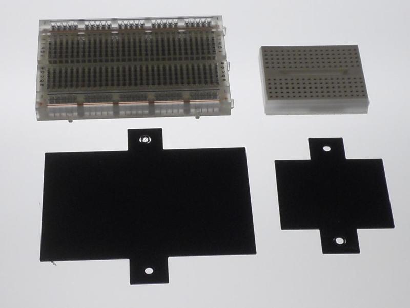 Mini, Half and Full Breadboard Mounting Plates
