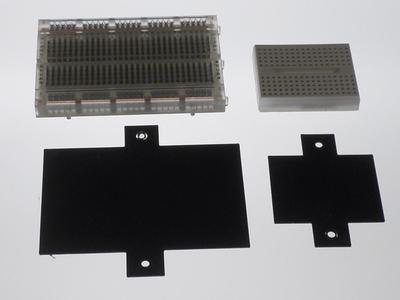 Mini, Half and Full Breadboard Mounting Plates