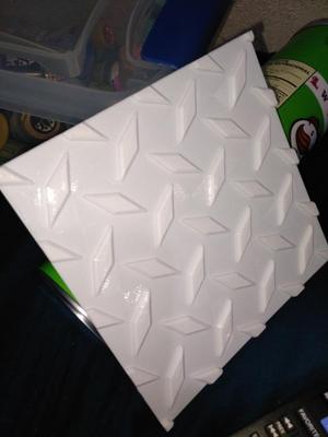 diamond plate tile pattern