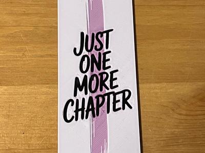 just one more chapter bookmark