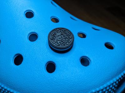 Oreo Croc Charm
