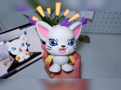 Q-Version Digimon—Gatomon (Assembled)