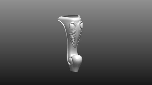 furniture leg 3D cnc