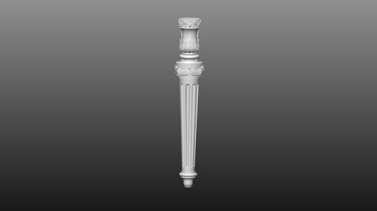 furniture leg 3D cnc