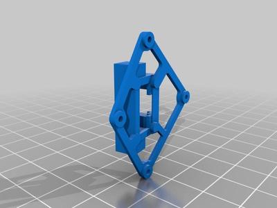 FPV Eachine E010S VTX camera holder (10°) & protector (extended)