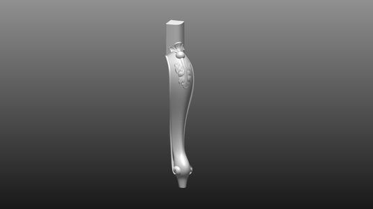 furniture leg 3D cnc