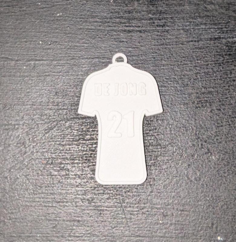 De Jong 21 Barcelona Keychain