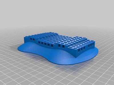 Teal Drone Lego Top
