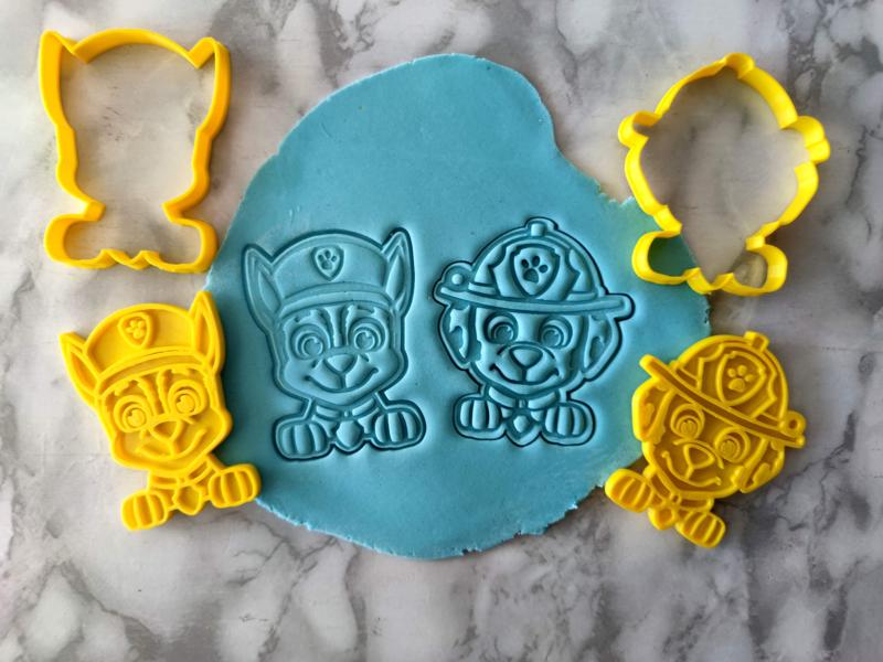 PAW PATROL COOKIE CUTTERS SET / Puppy Patrol Cookie Cutters