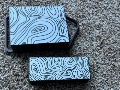Topography Print In Place Box