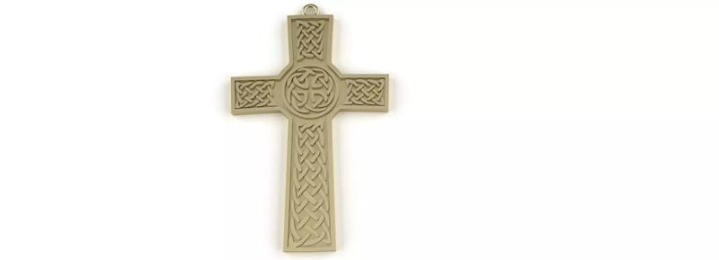 Celtic Cross Pendant Gold Silver Platinum Jewelry