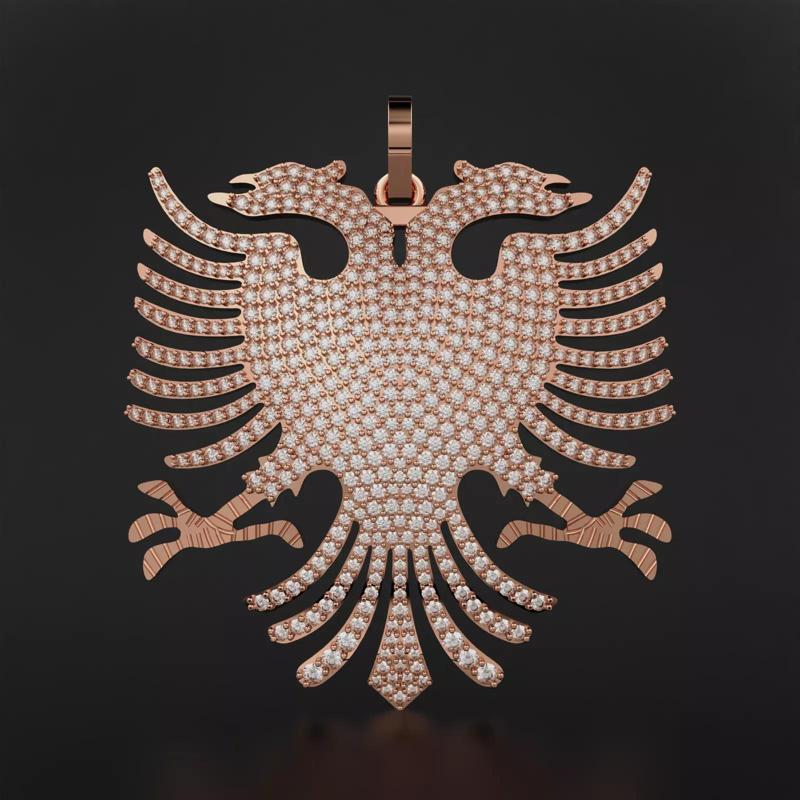 Two Headed Eagle Pendant