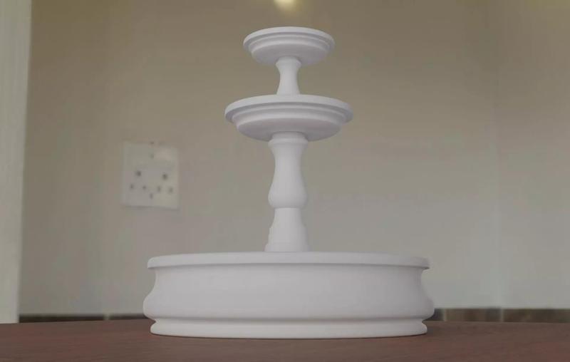 Fountain candle holder